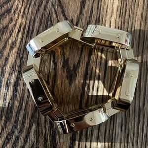 Gold Michael Kors chain bracelet